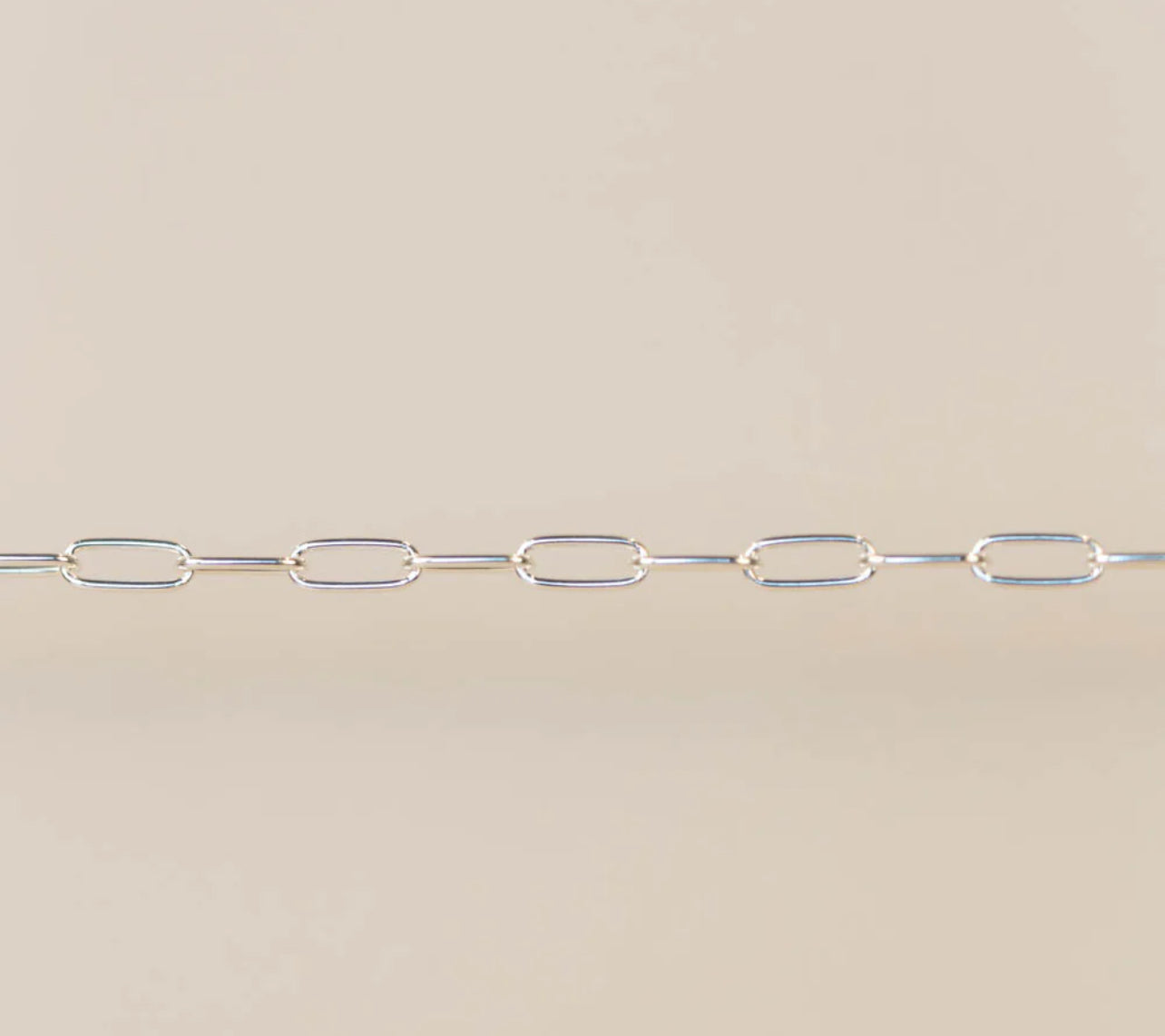 925 sterling silver paperclip chain Custom Bracelet/Anklet/Necklace