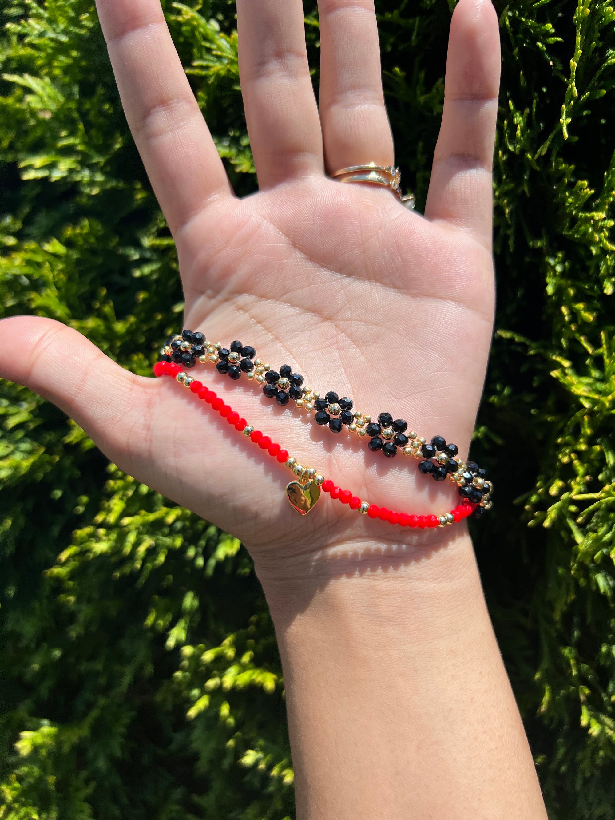 Beaded anklet