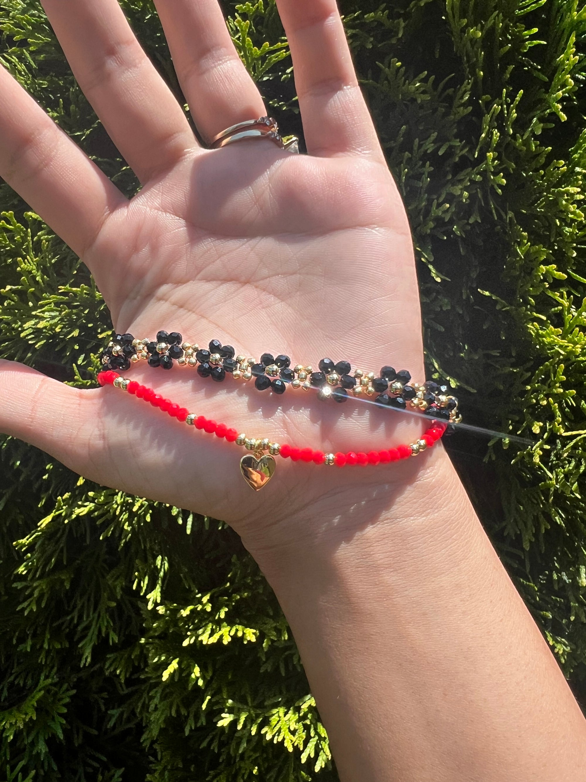 Beaded anklet