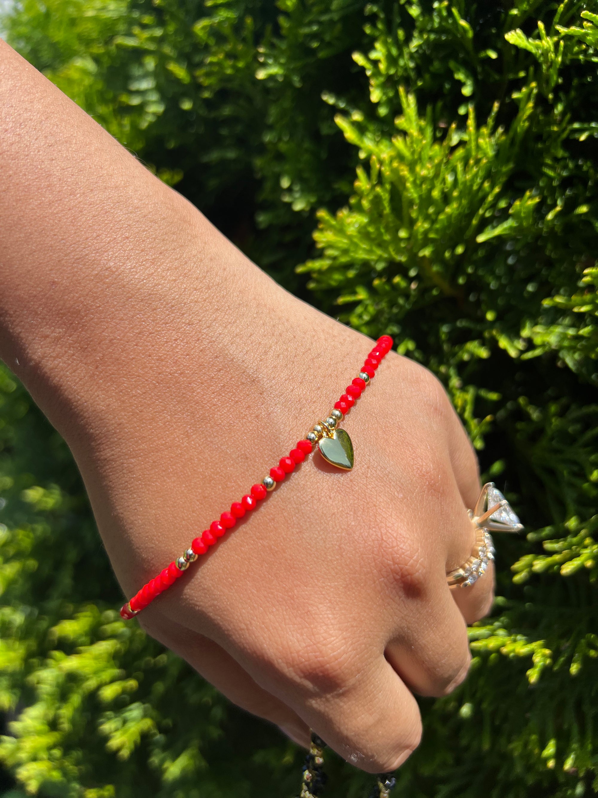 Beaded anklet