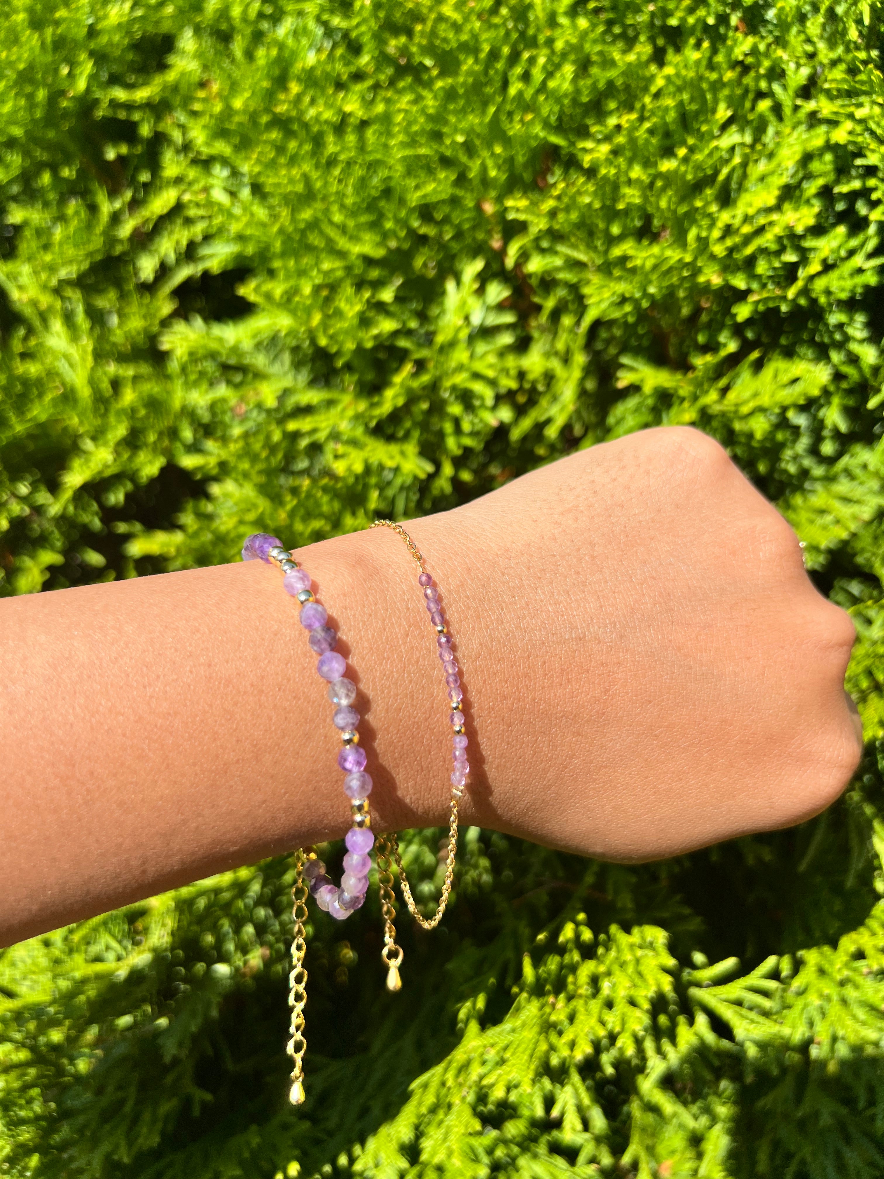 Amethyst stacker set