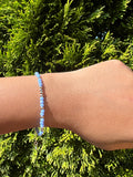 Blue crystal bracelet or set