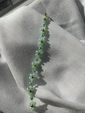 Teal daisy bracelet