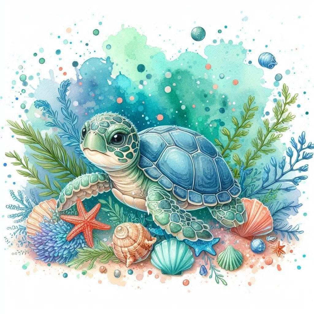 Ocean inspired magnetic bookmarks