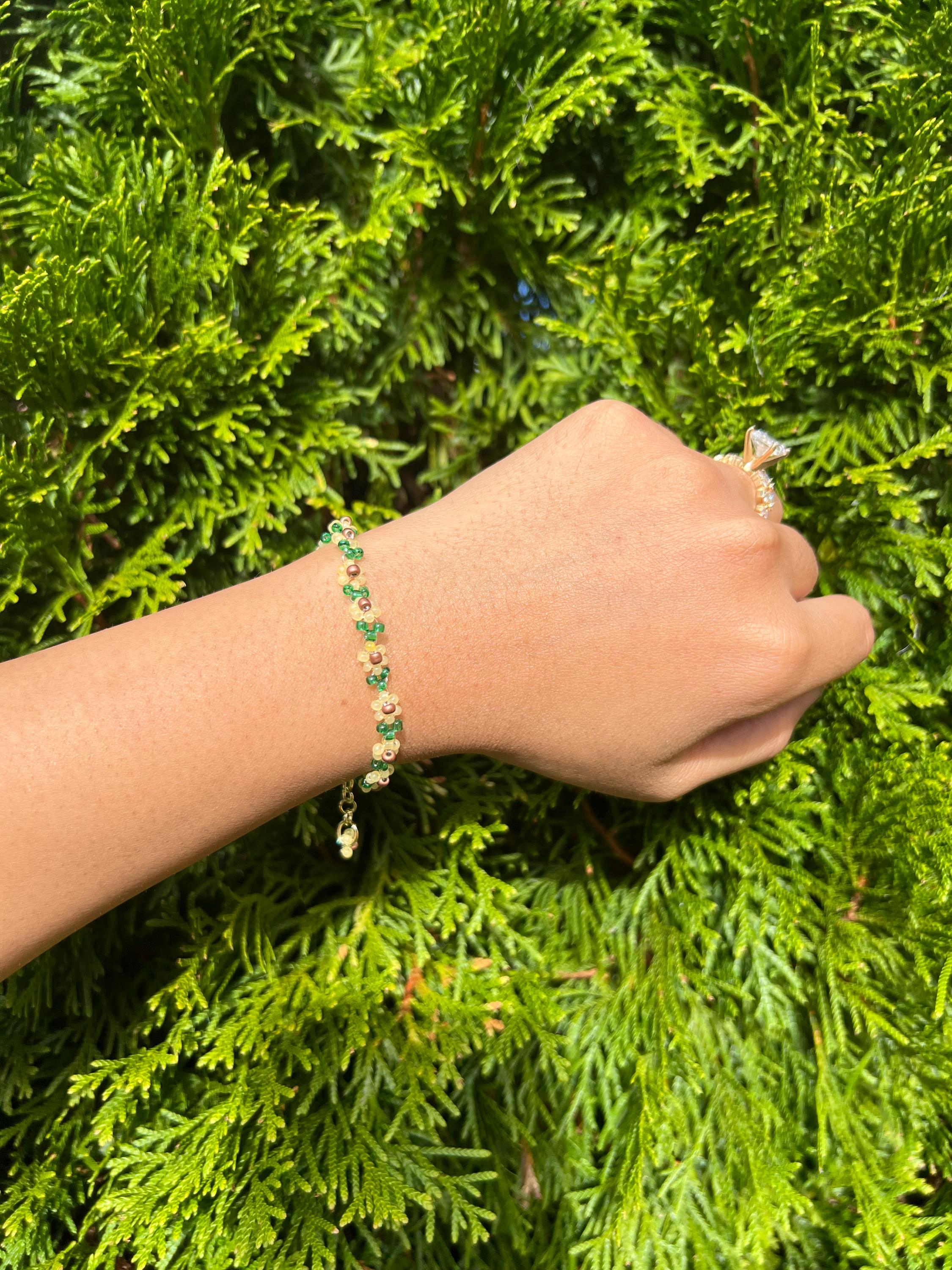 Sunflower Beaded Bracelets