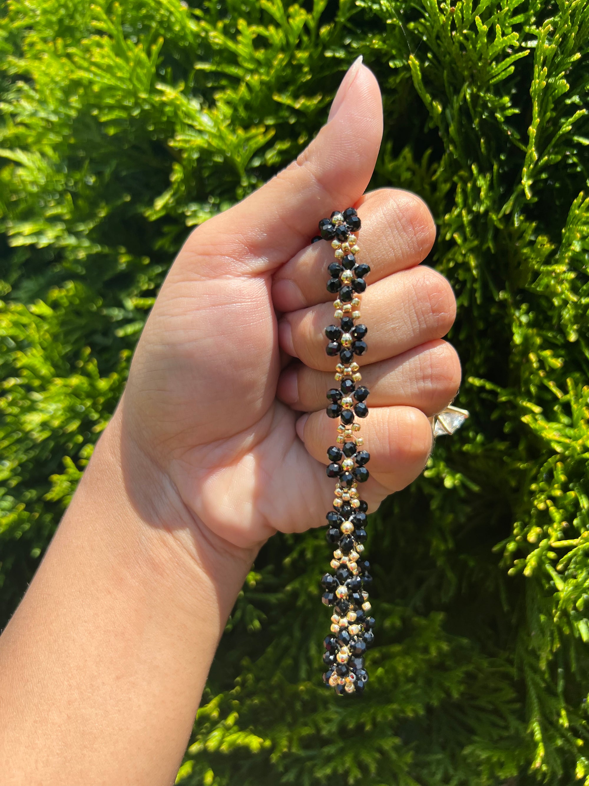 Beaded anklet