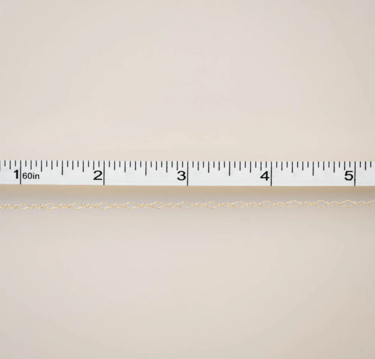 Gold filled Textured diamond triple link Custom Bracelet/Anklet/Necklace