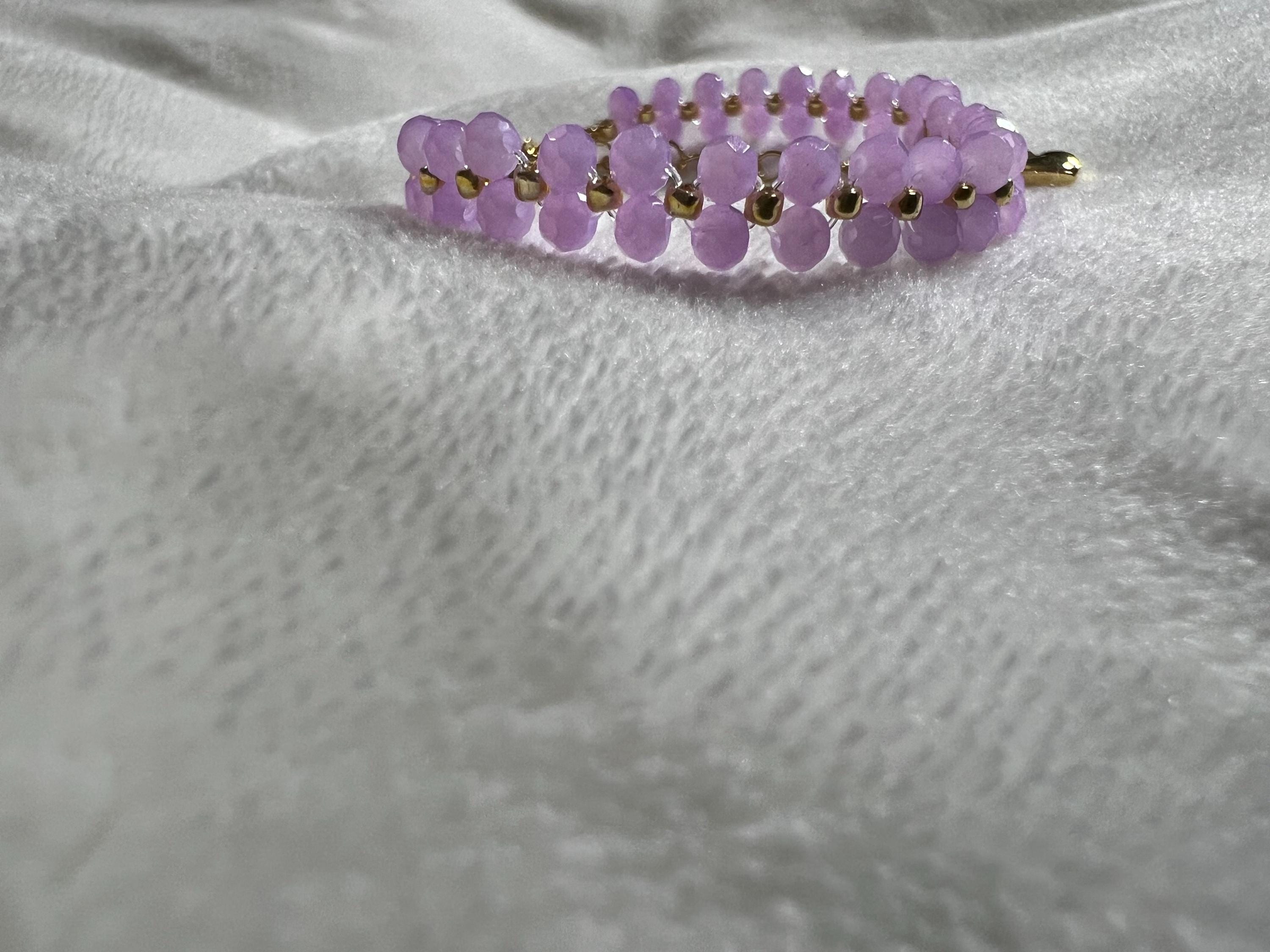 Purple Beaded Bracelet,