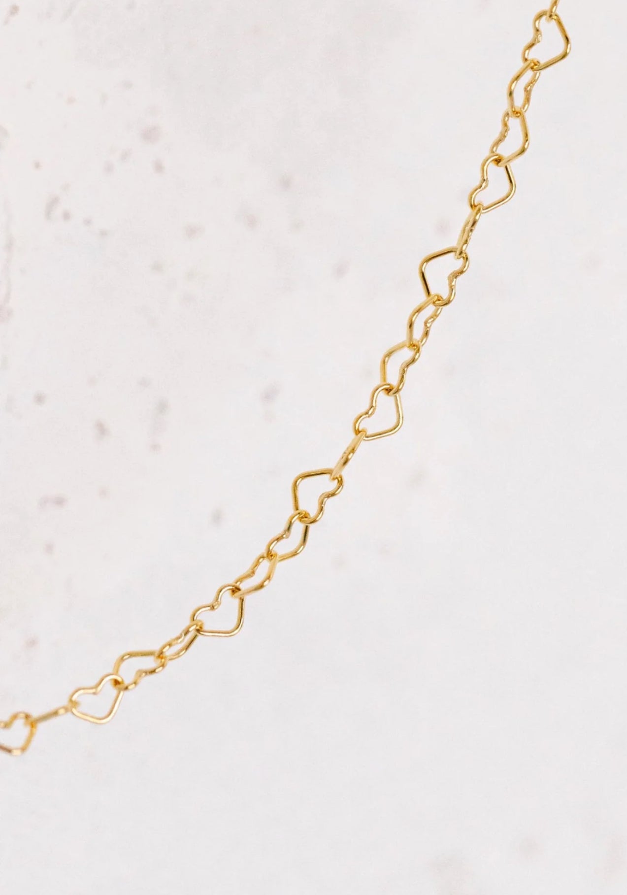 Gold filled heart chain Custom Bracelet/Anklet/Necklace