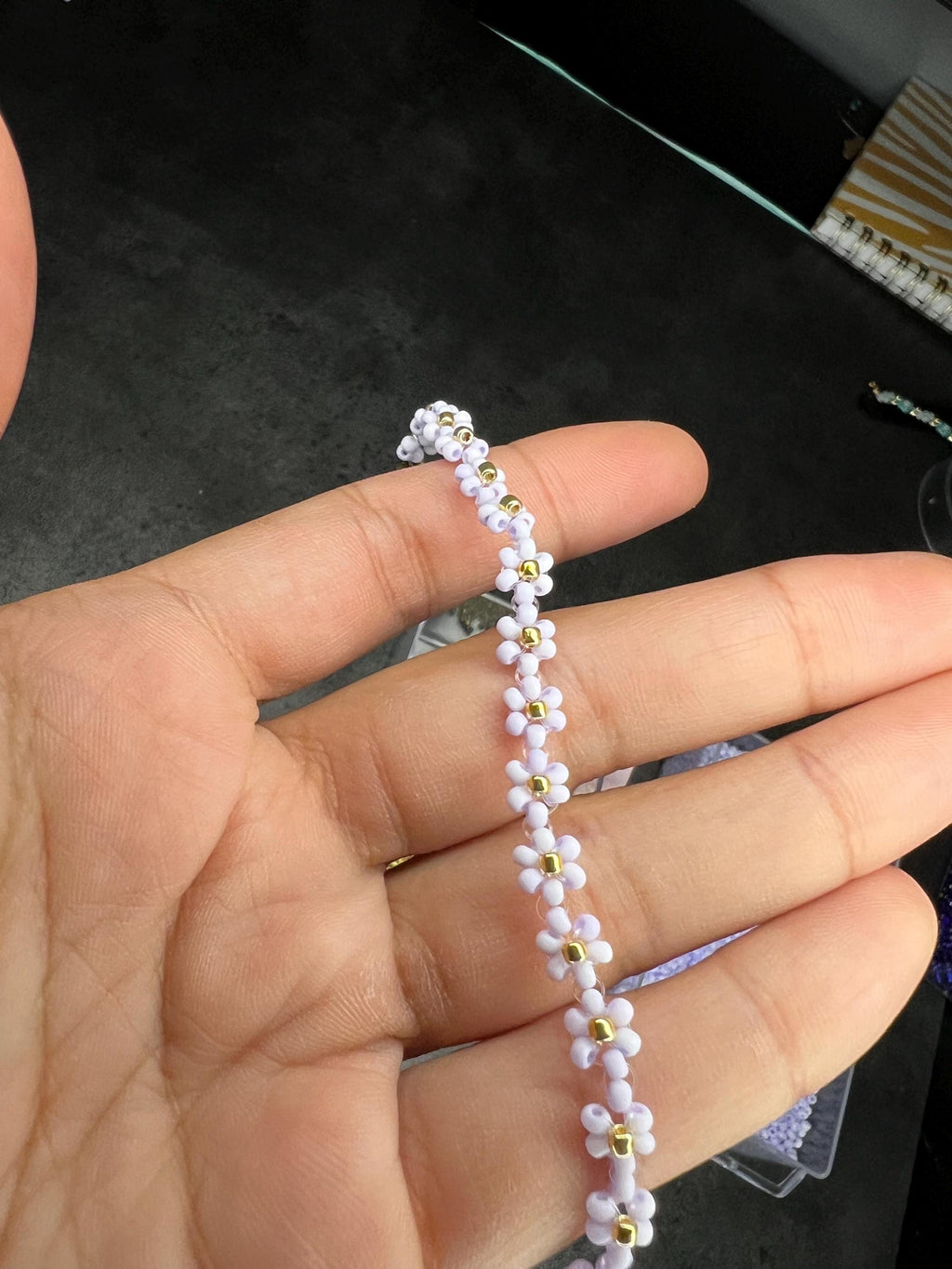 Beaded anklet