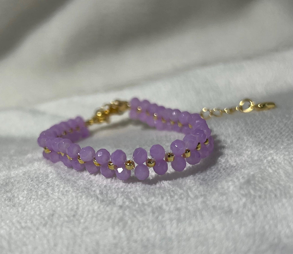 Purple Beaded Bracelet,
