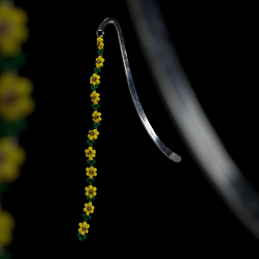 Sunflower Beaded bookmark