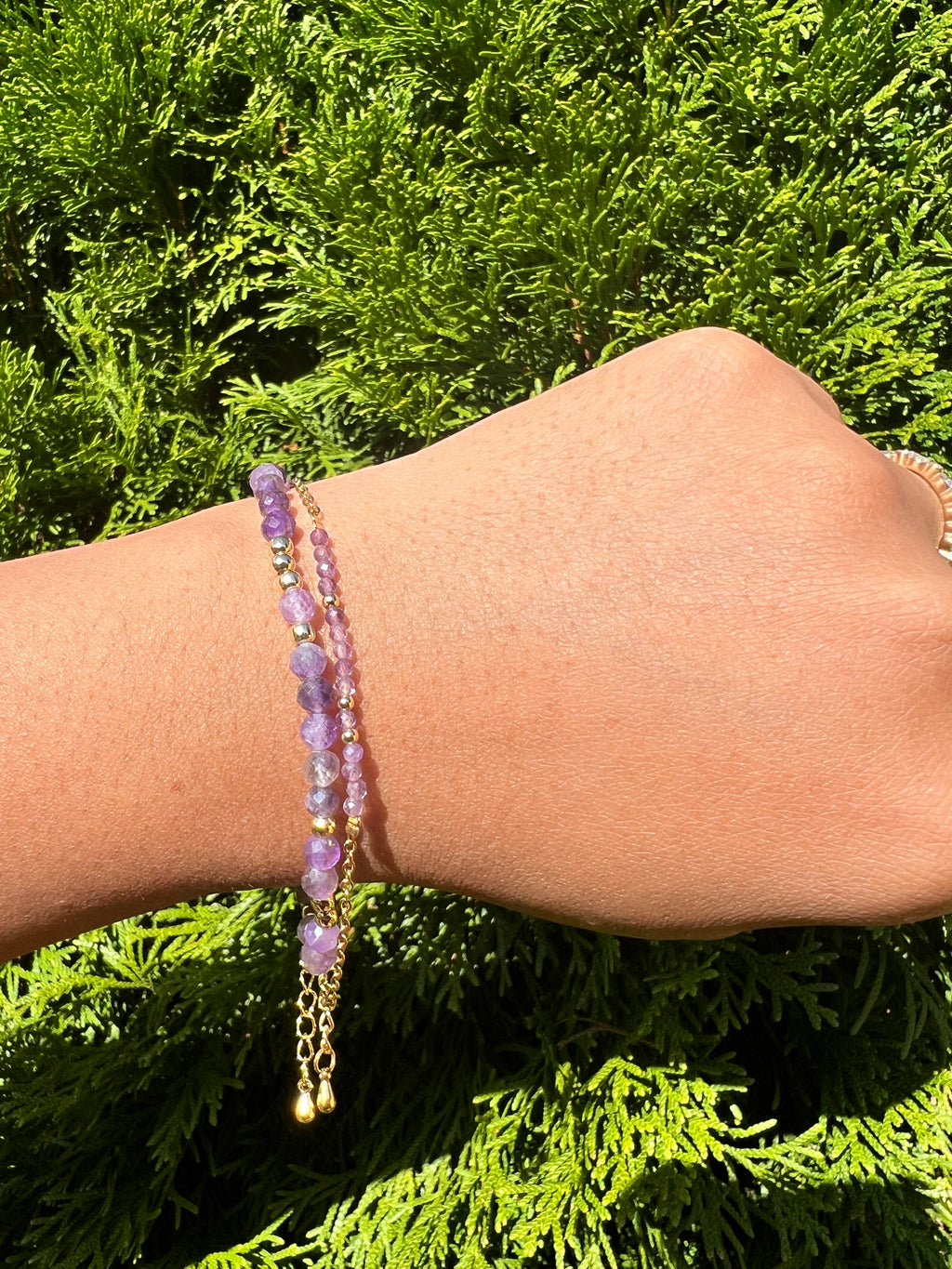 Amethyst stacker set