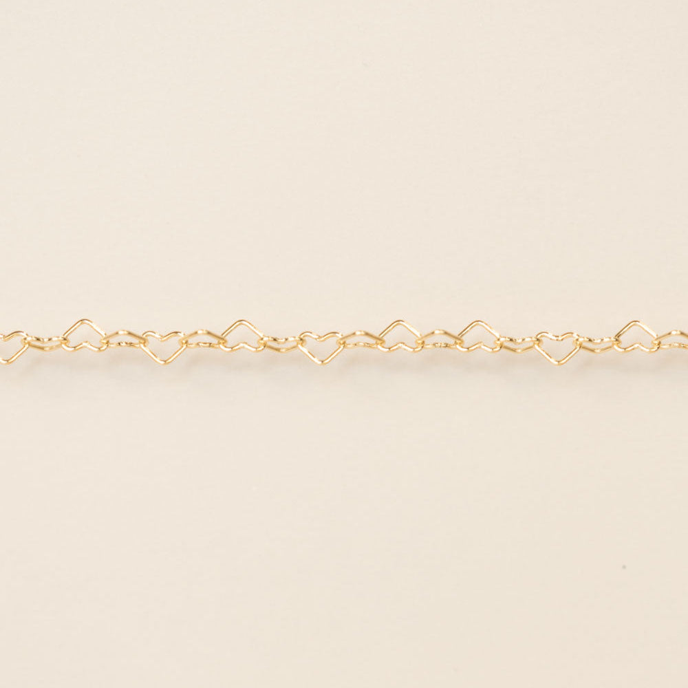 Gold filled heart chain Custom Bracelet/Anklet/Necklace