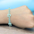 Teal bracelet