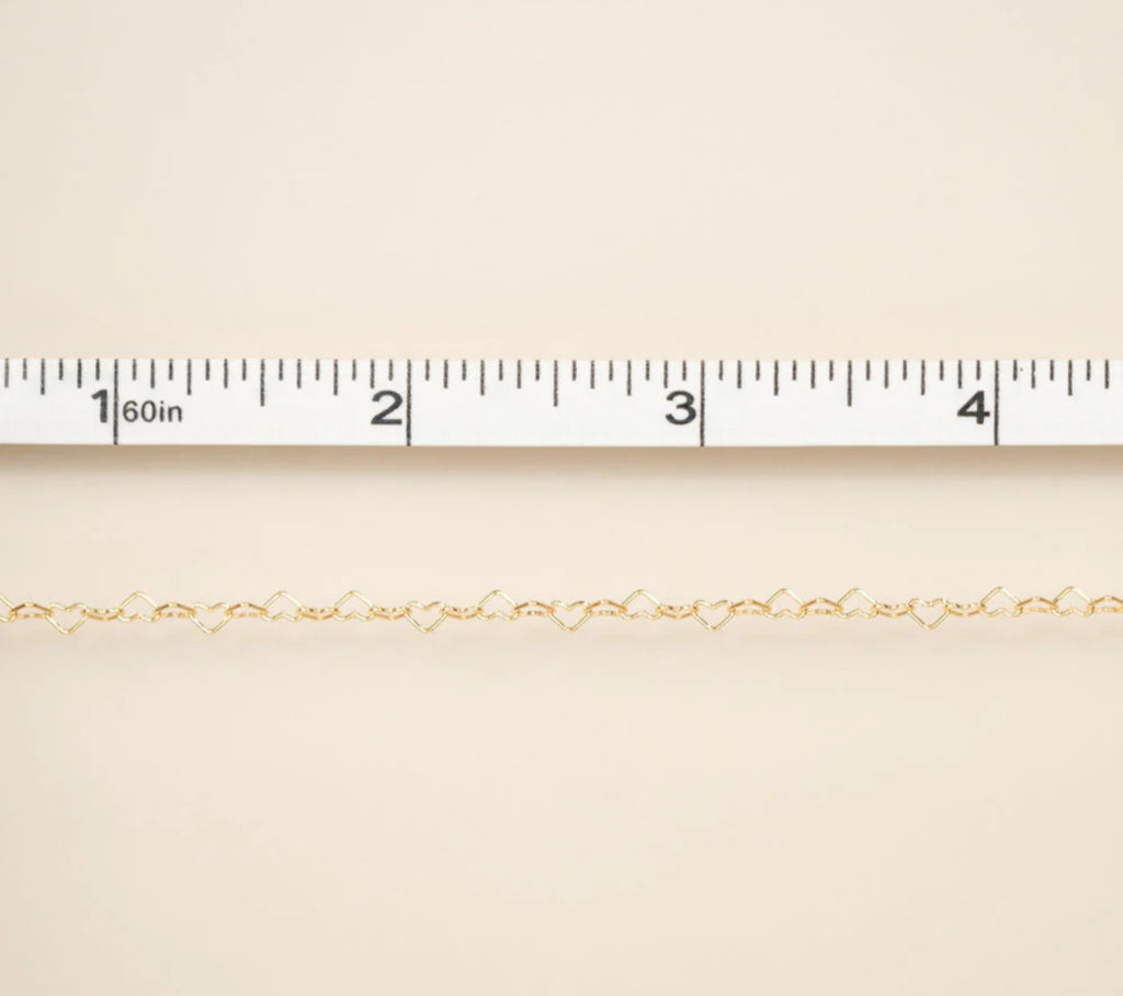 Gold filled heart chain Custom Bracelet/Anklet/Necklace