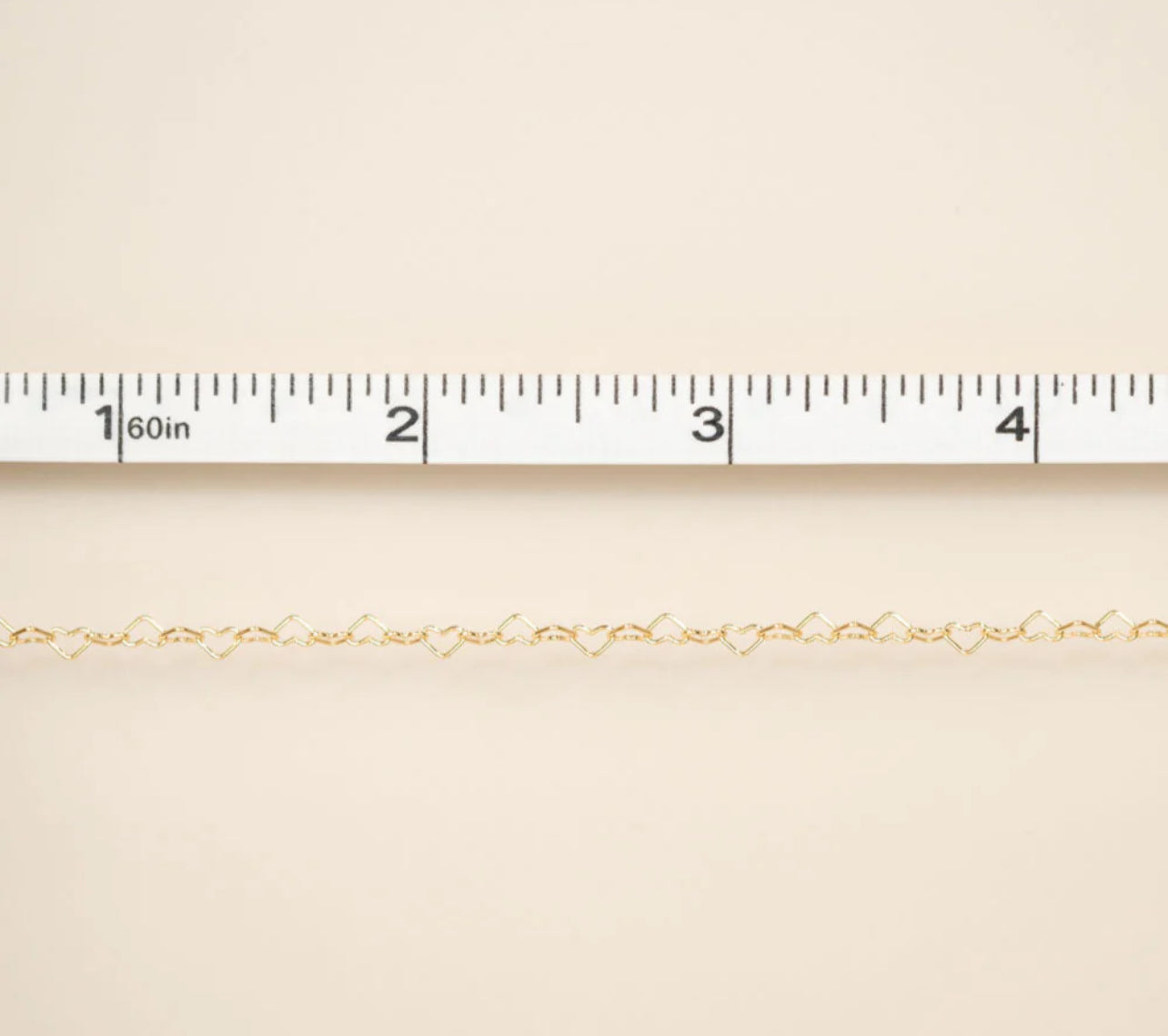 Gold filled heart chain Custom Bracelet/Anklet/Necklace