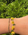 Tiger eye sunflower stone set