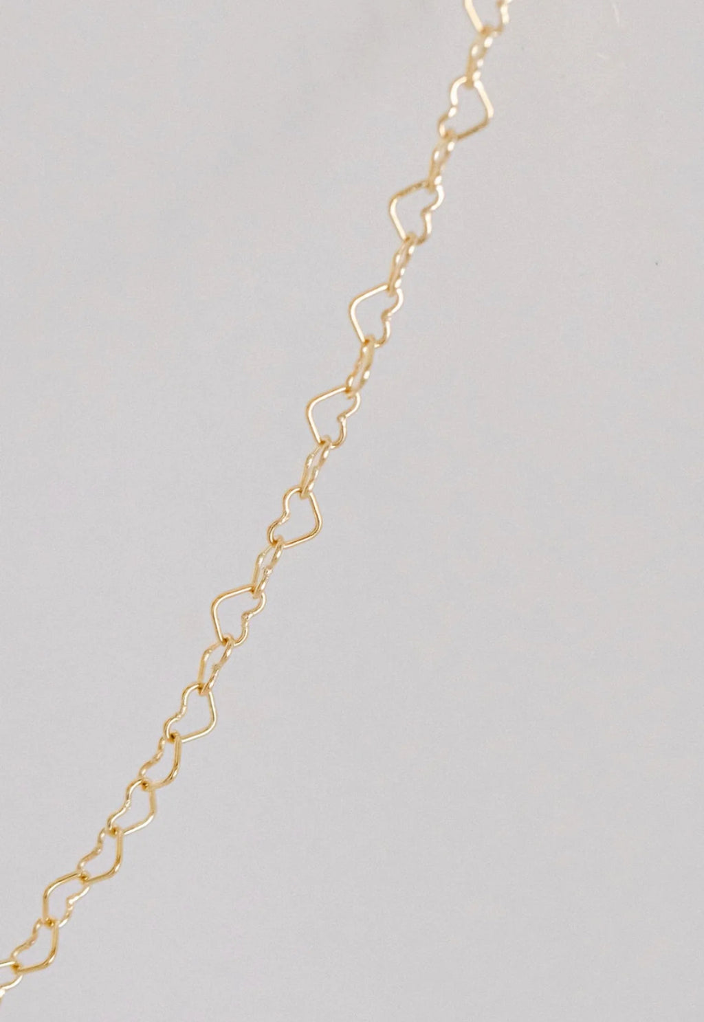 Gold filled heart chain Custom Bracelet/Anklet/Necklace