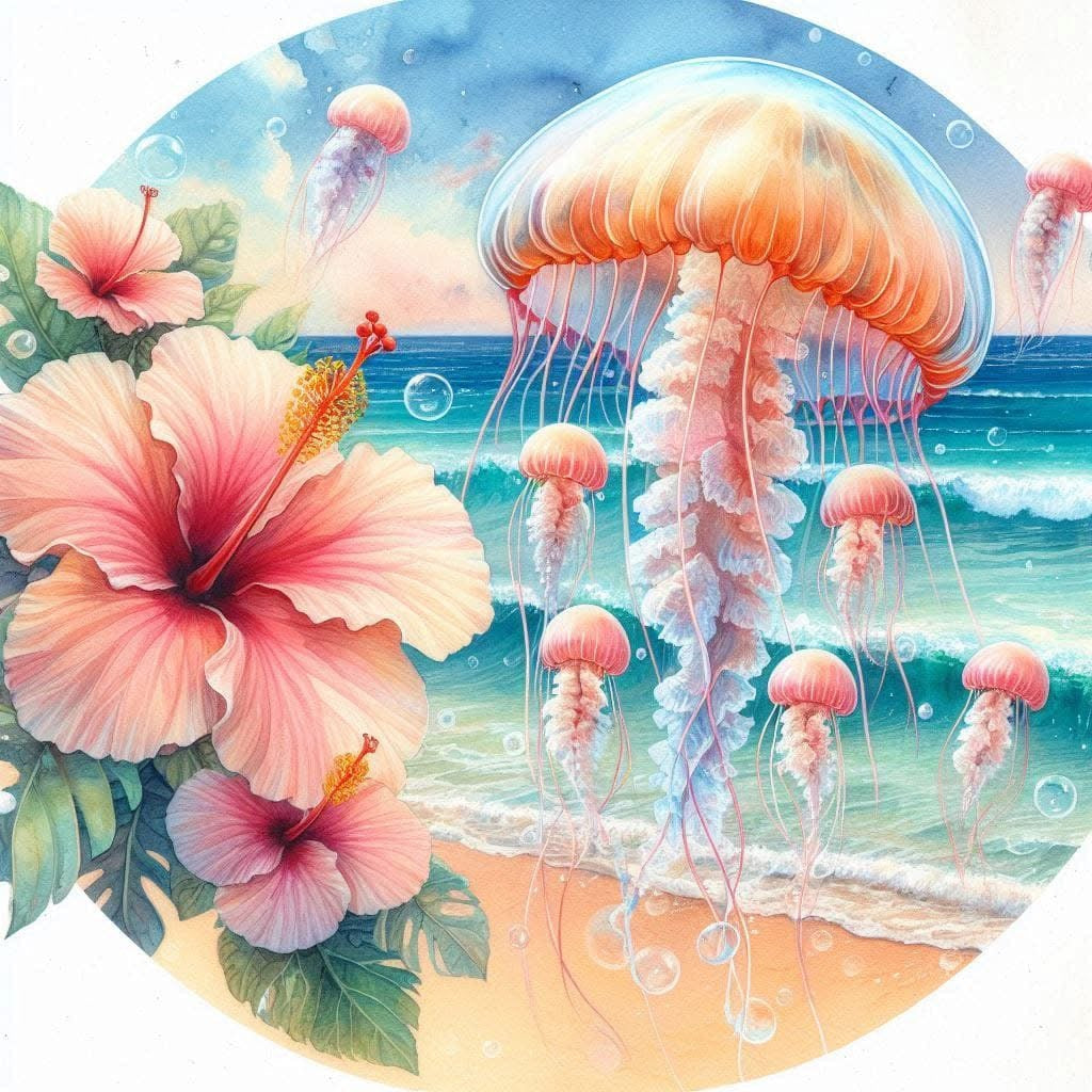 Ocean inspired magnetic bookmarks