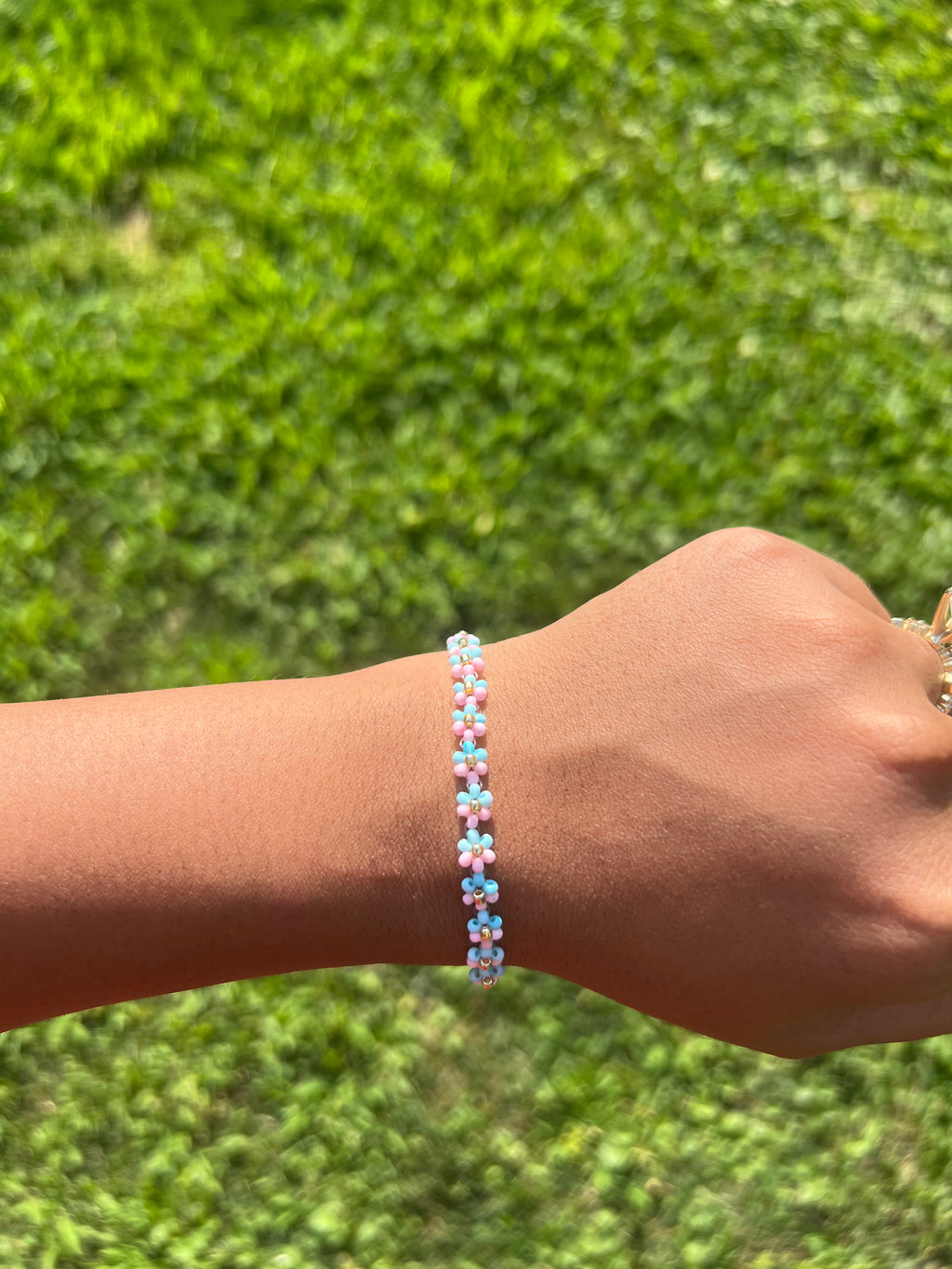 Cotton candy bracelet