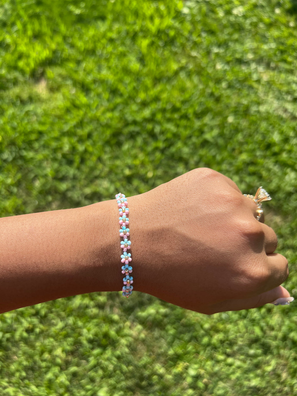 Cotton candy bracelet