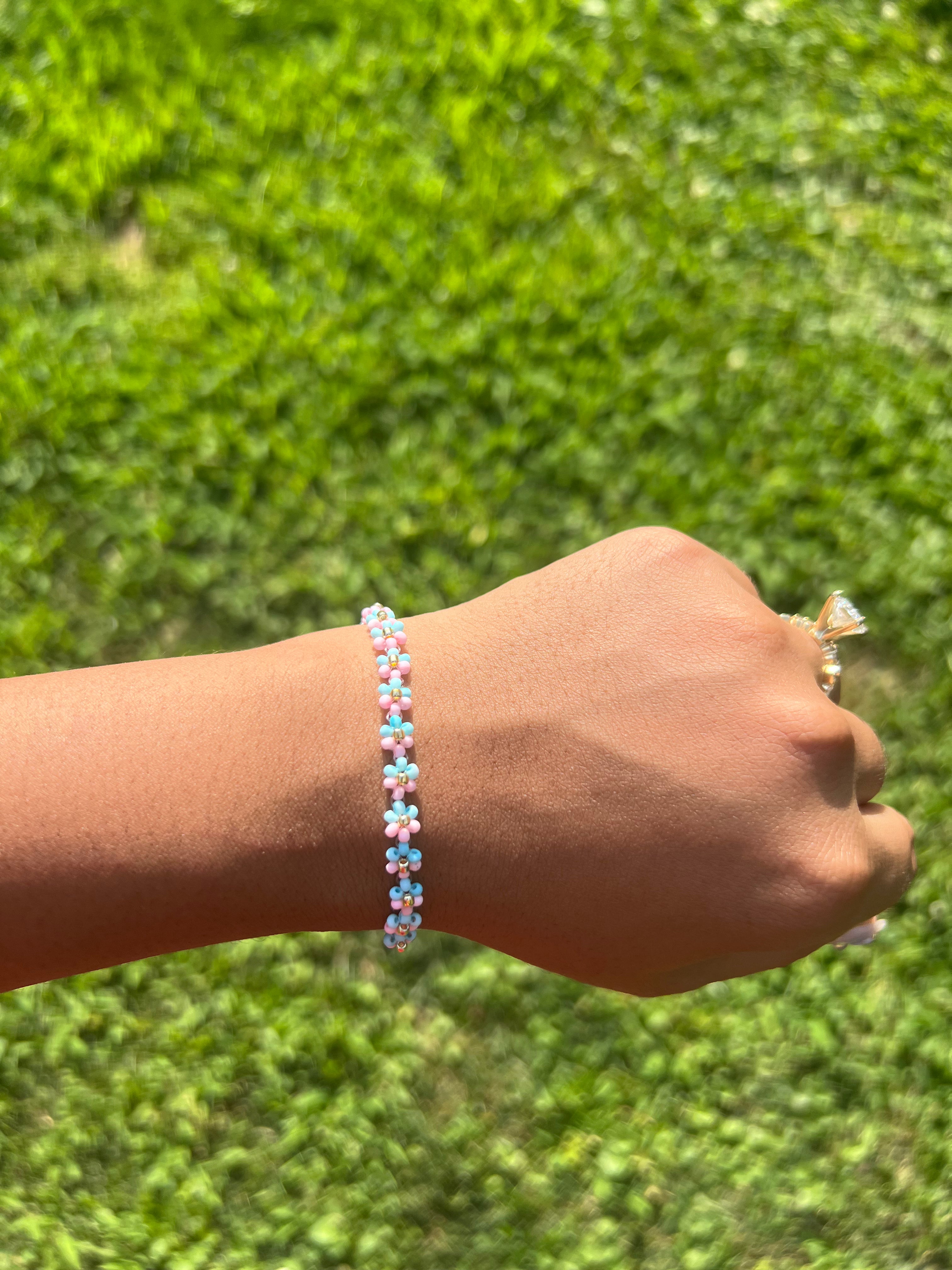 Cotton candy bracelet