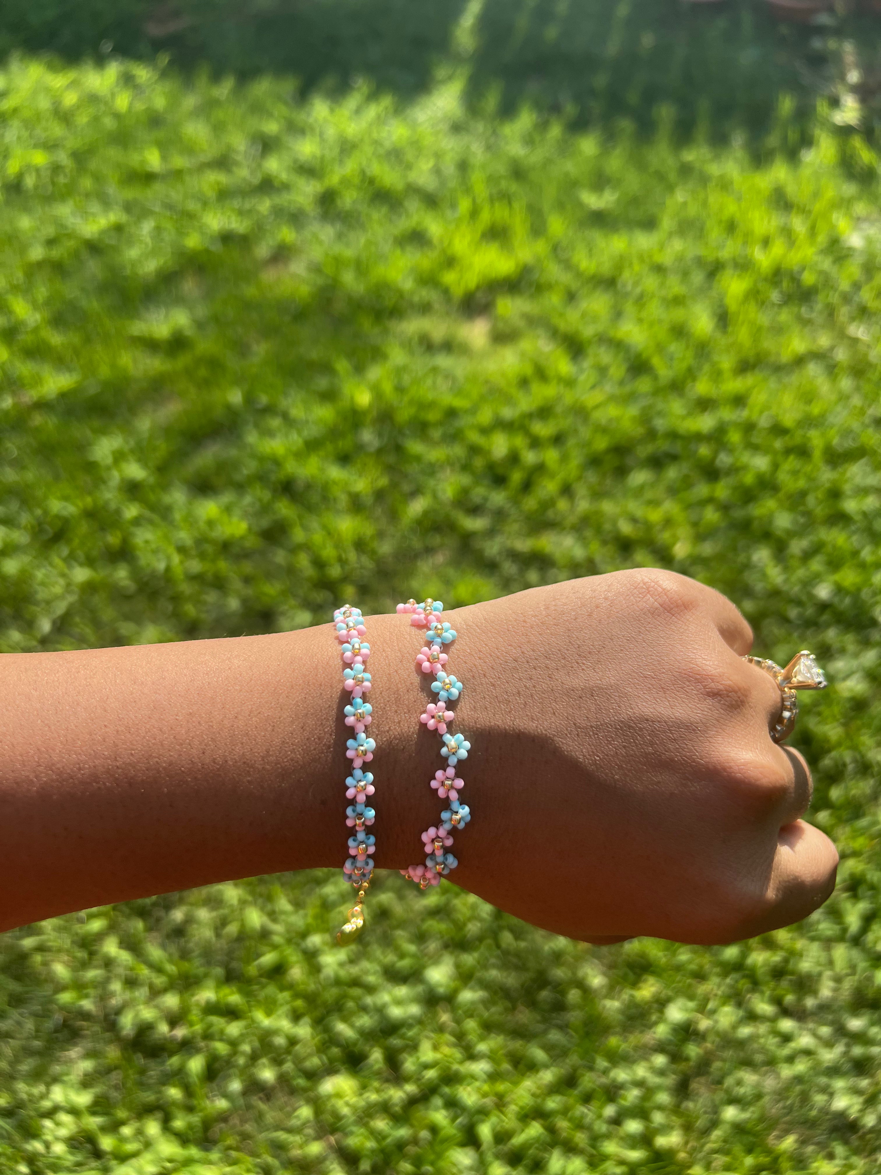Cotton candy bracelet
