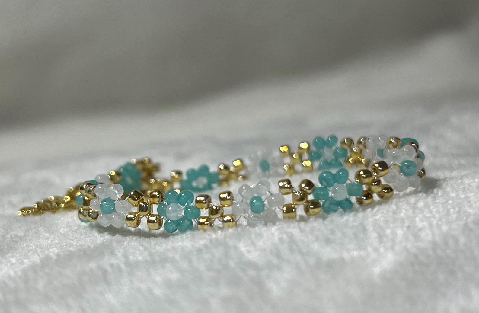 Jasmine X Beaded Bracelet