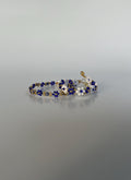2pcs Blue set Beaded Bracelet, Daisy Bracelet, Flower Bracelet, Dainty, Aesthetic Bracelet, Matching Bracelets, Gift for Her