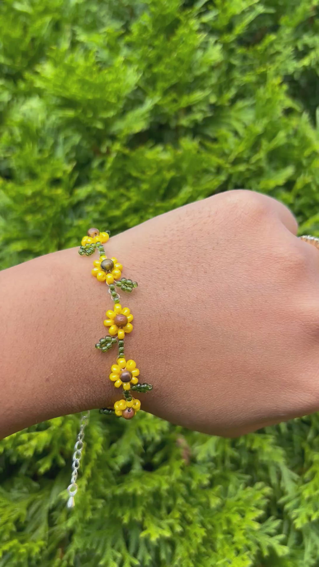 Sunflower with tiger eye