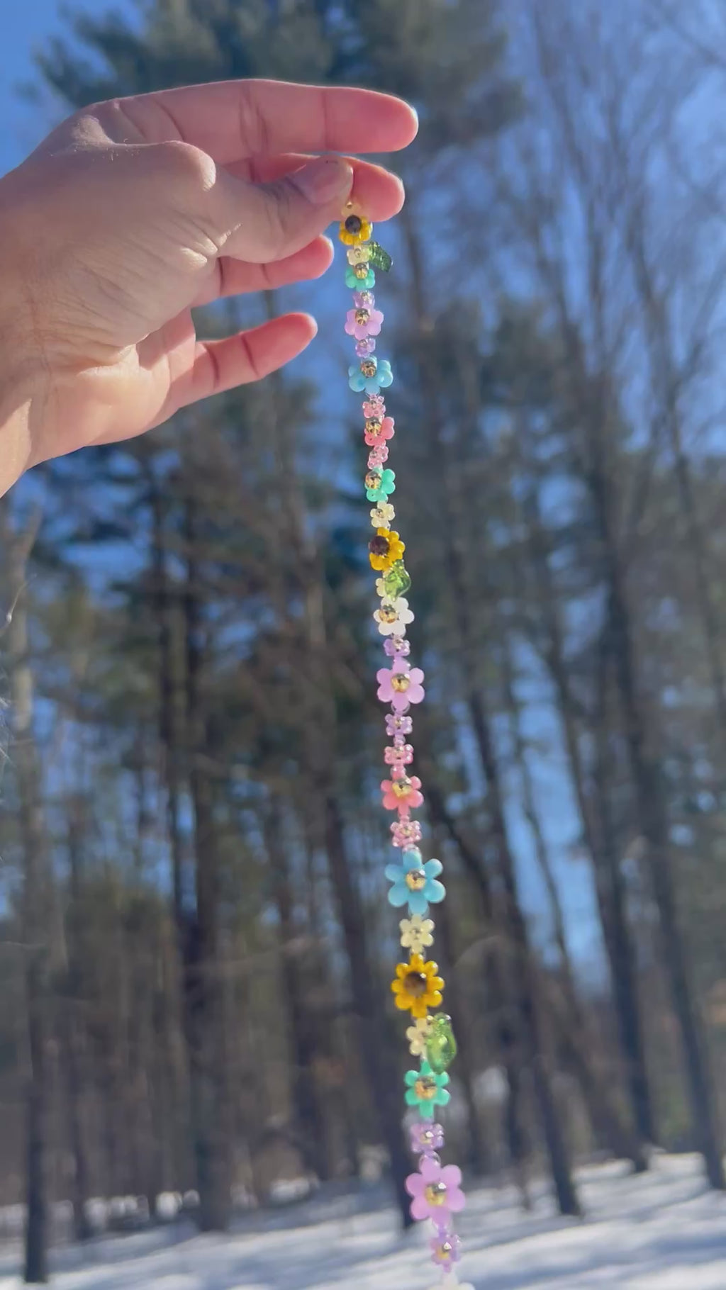 Easter Daisy necklace