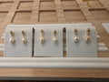 1 pair of gold filled freshwater pearl earring